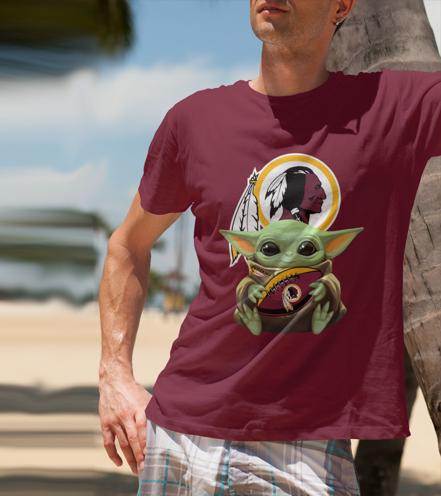 Baby Yoda Washington Football Team T-Shirt