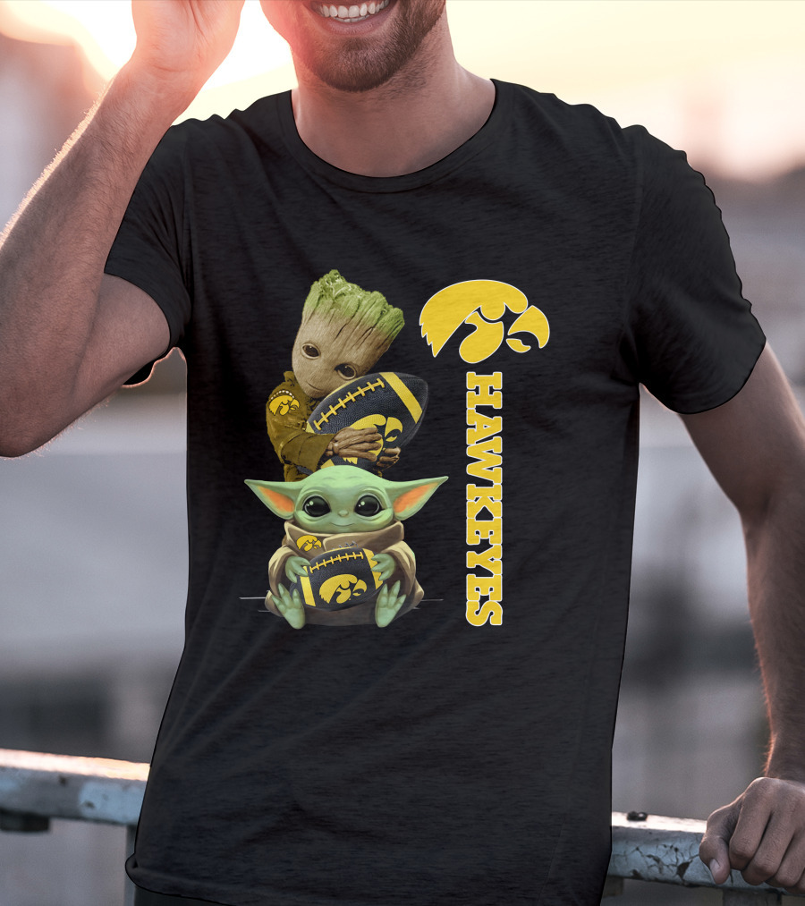 Baby Groot And Baby Yoda Hawkeyes T-Shirt