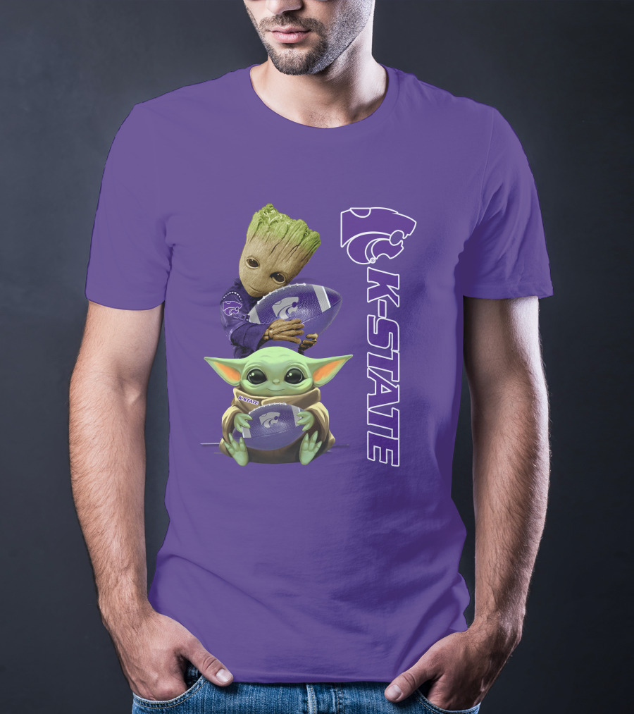 K-State Wildcats Groot Baby Yoda T-Shirt