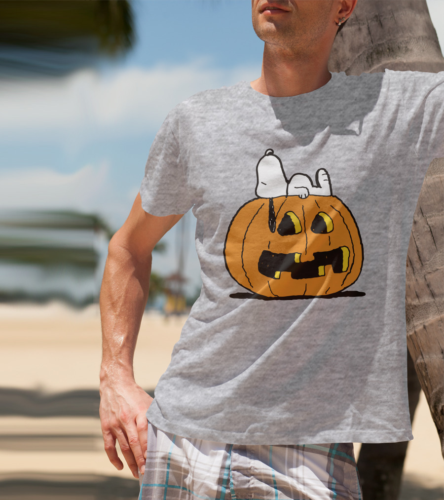 Snoopy Halloween Pumpkin Peanuts T-Shirt
