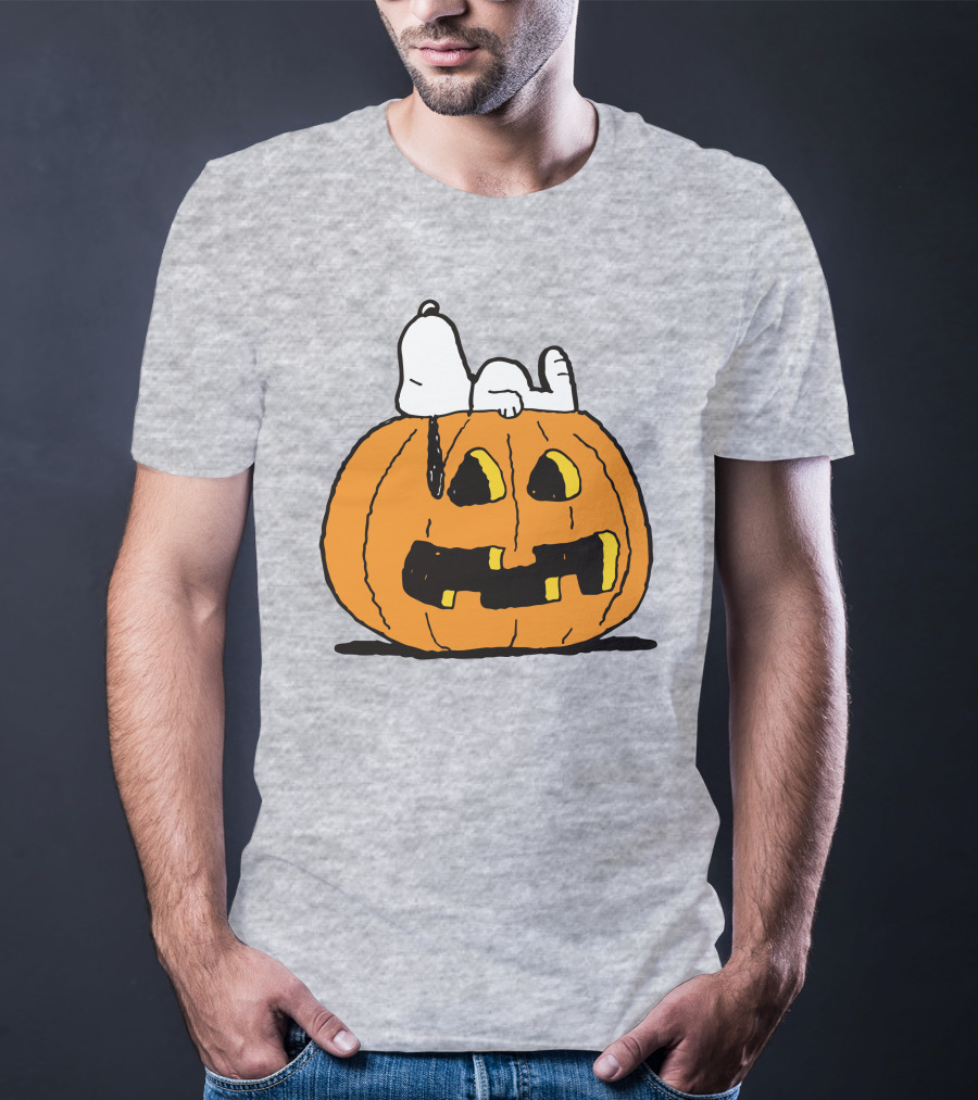 Snoopy Halloween Pumpkin Peanuts T-Shirt