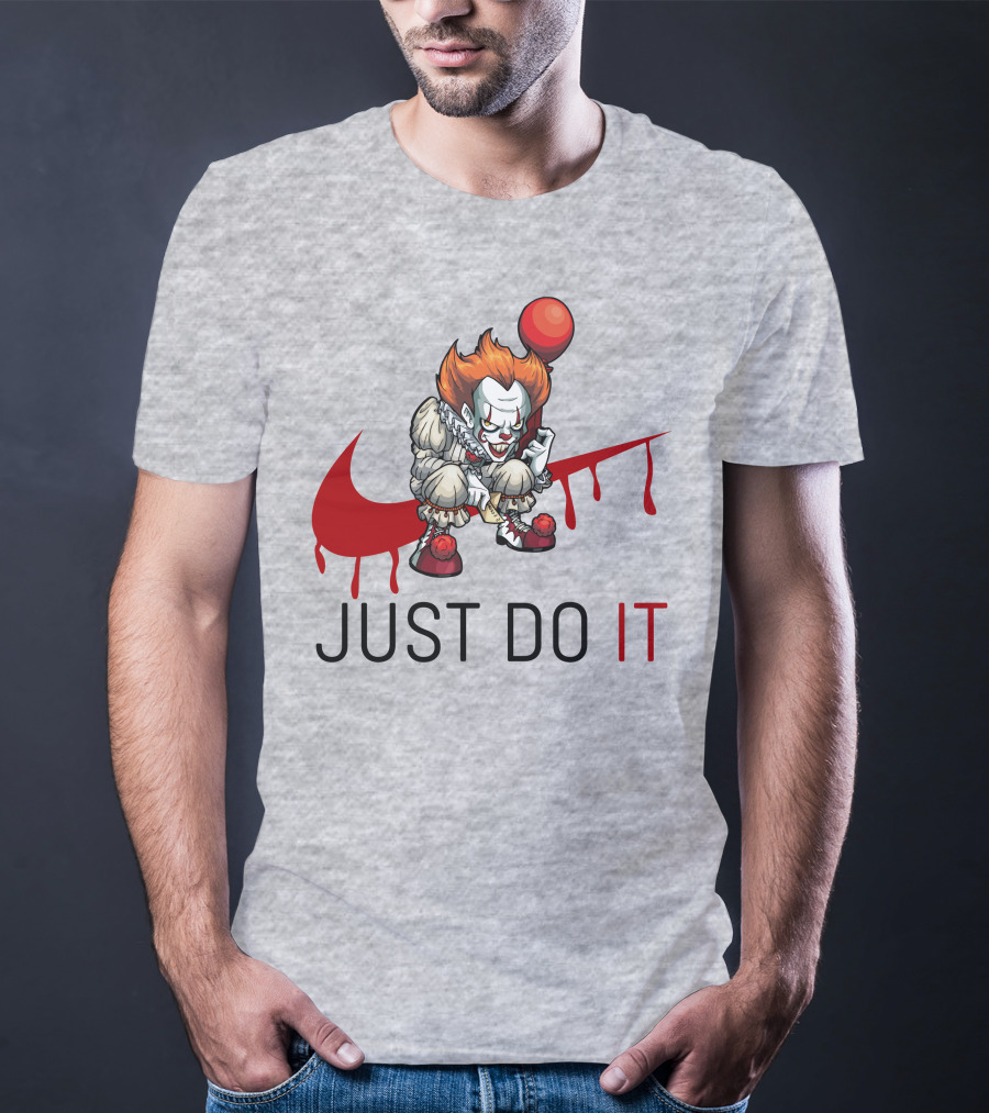 JUST DO IT Halloween Pennywise Balloon T-Shirt