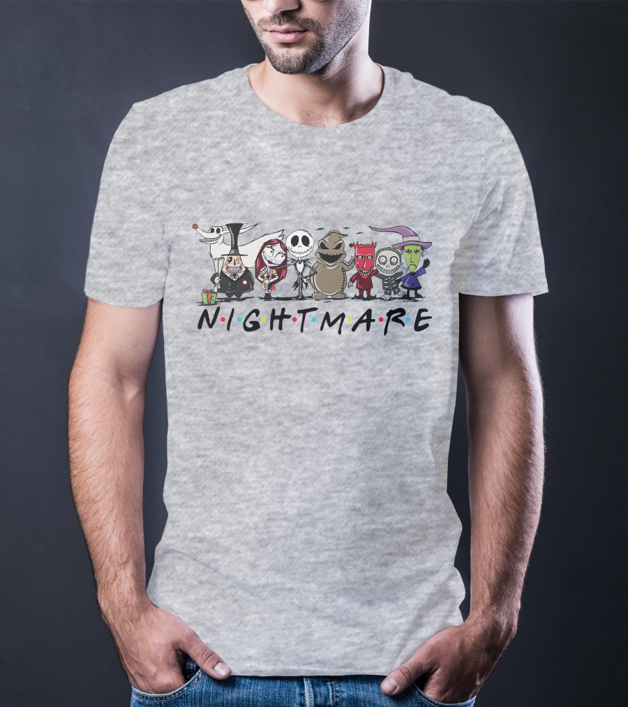 Nightmare Before Christmas Friends TV Show T-Shirt