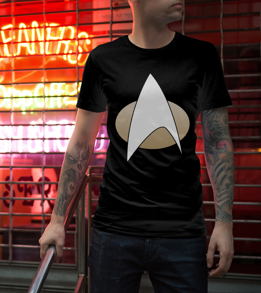 Star Trek Command Red Paneled Uniform Badge Insignia T-Shirt