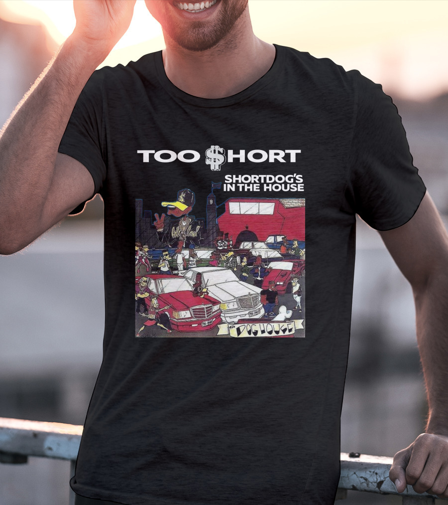 Too Short Short Dog's In The House Dog House Urban Scene T-Shirt