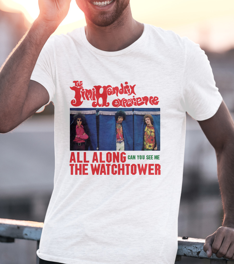 The Jimi Hendrix Experience All Along The Watchtower Can You See Me T-Shirt
