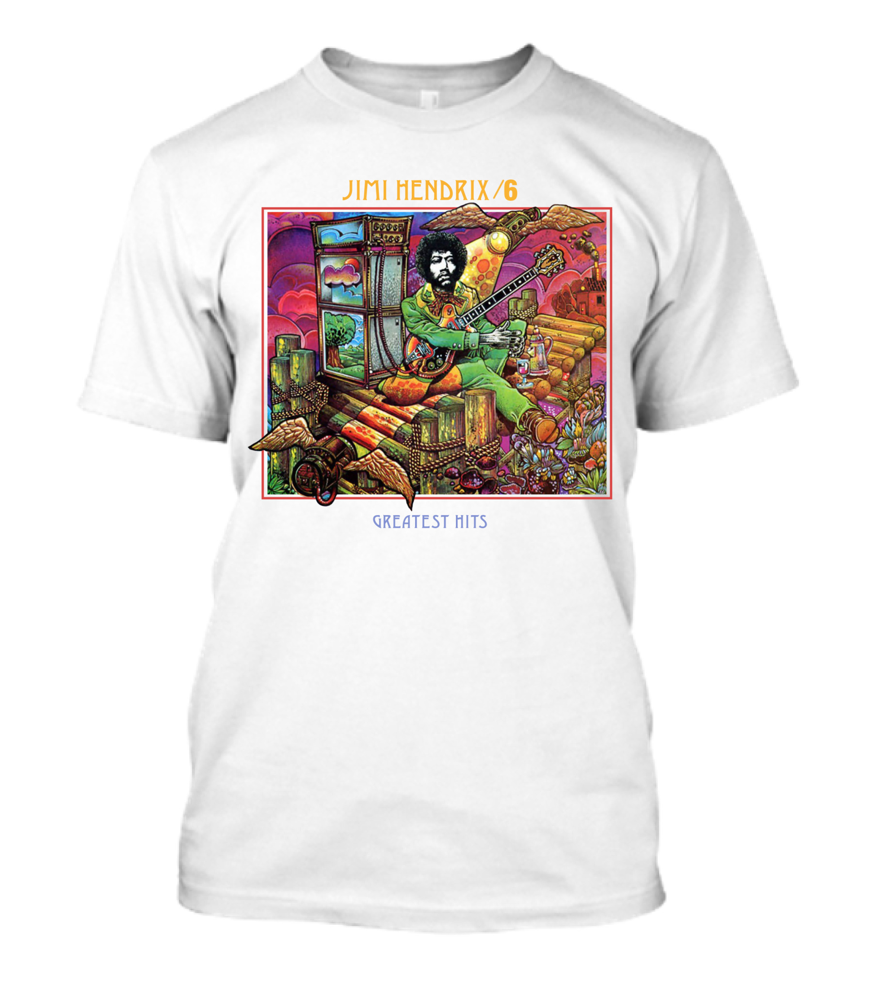 Jimi Hendrix Greatest Hits 6 T-Shirt