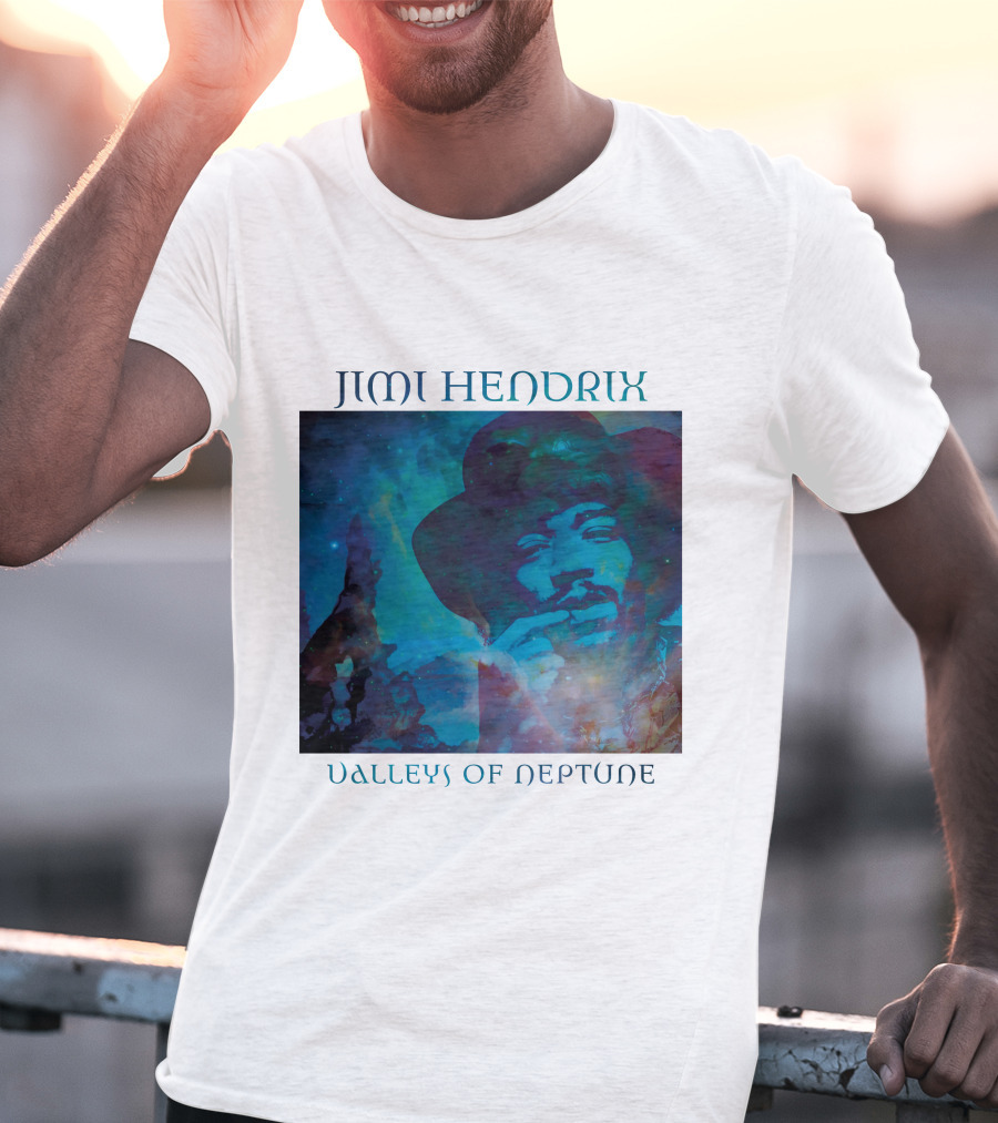 Jimi Hendrix Valleys Of Neptune Album T-Shirt