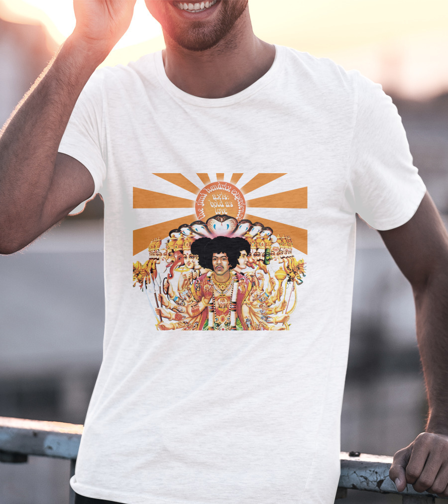 The Jimi Hendrix Experience Axis Bold As Love Album Cover T-Shirt