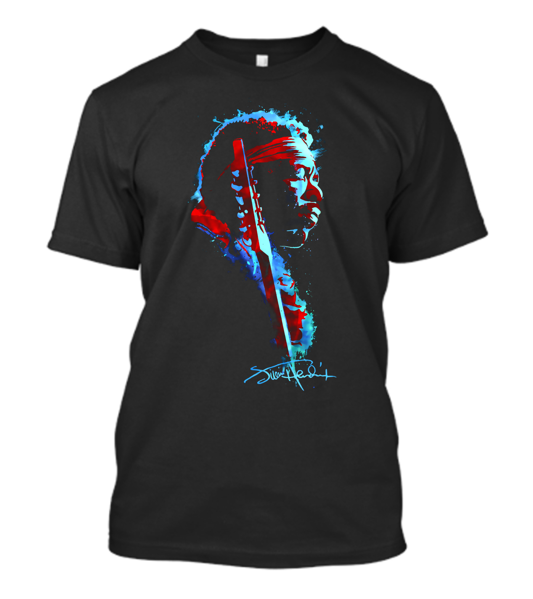 Jimi Hendrix Voodoo Child Watercolor T-Shirt