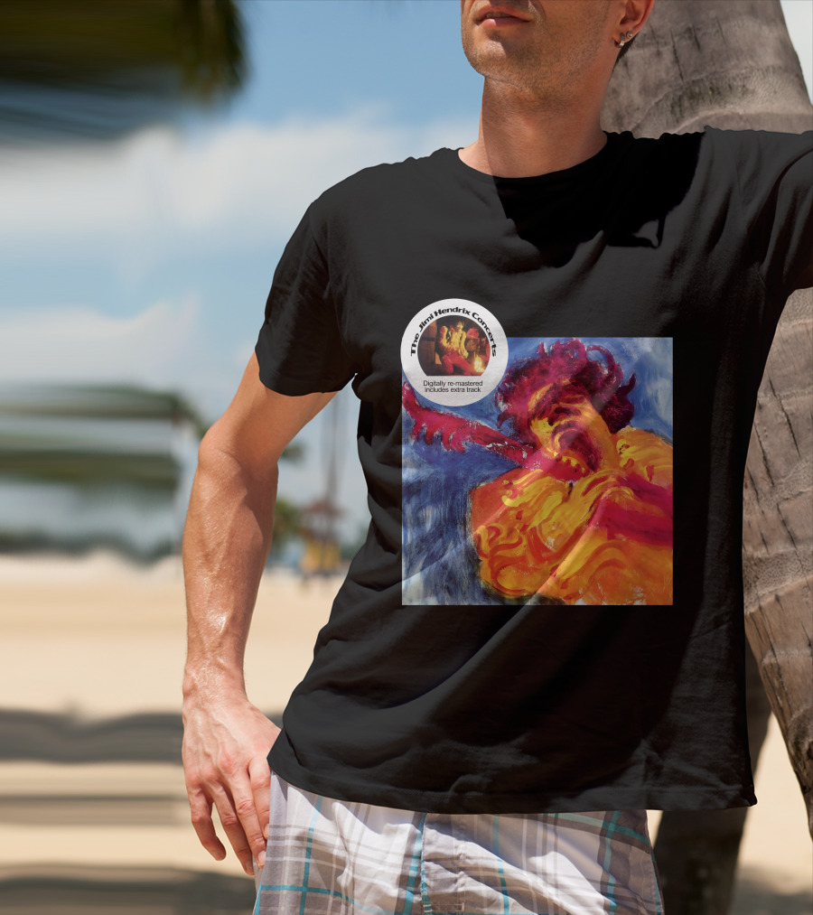 The Jimi Hendrix Concerts Digitally Re-Mastered Includes Extra Track T-Shirt