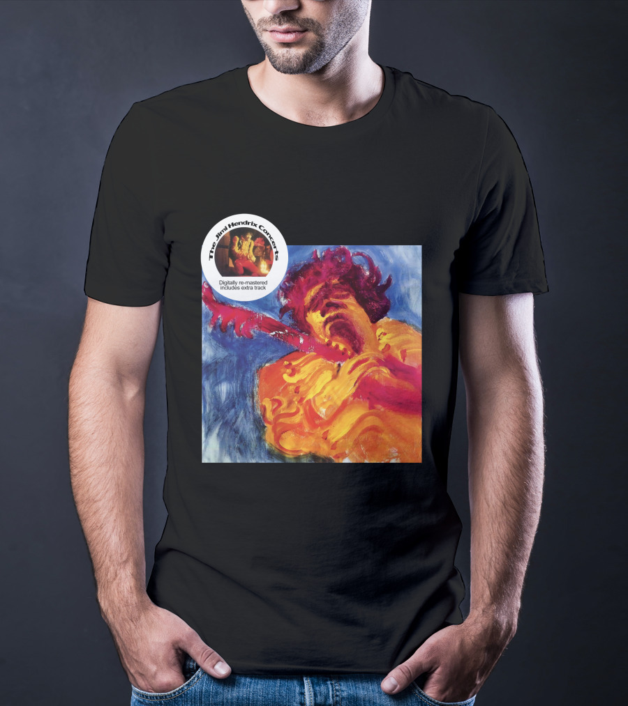 The Jimi Hendrix Concerts Digitally Re-Mastered Includes Extra Track T-Shirt