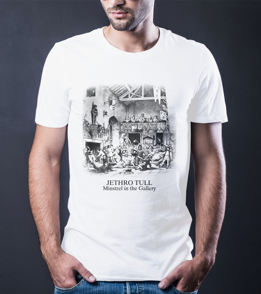 Jethro Tull Minstrel In The Gallery Classic Album Cover T-Shirt