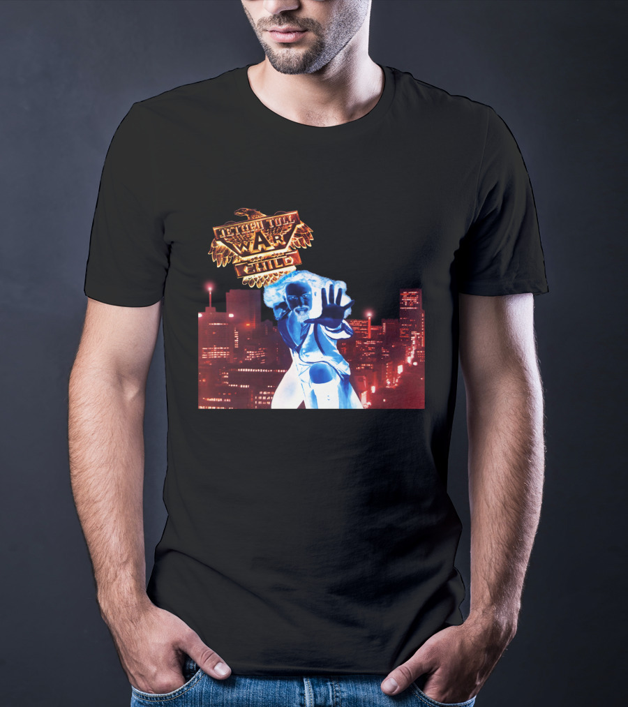 Faster Than A Bullet War Child Urban Heroic Cityscape T-Shirt