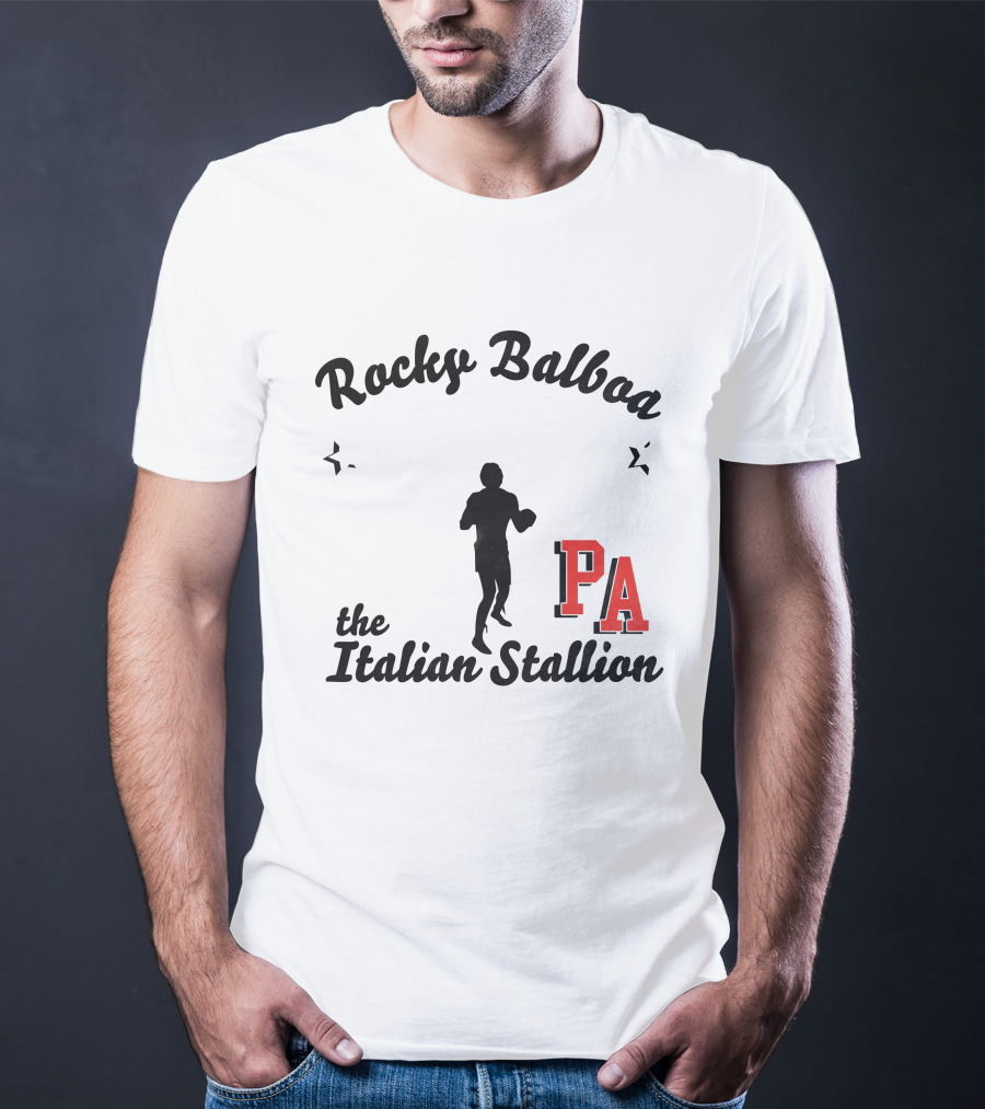 Rocky Balboa 76 PA The Italian Stallion T-Shirt