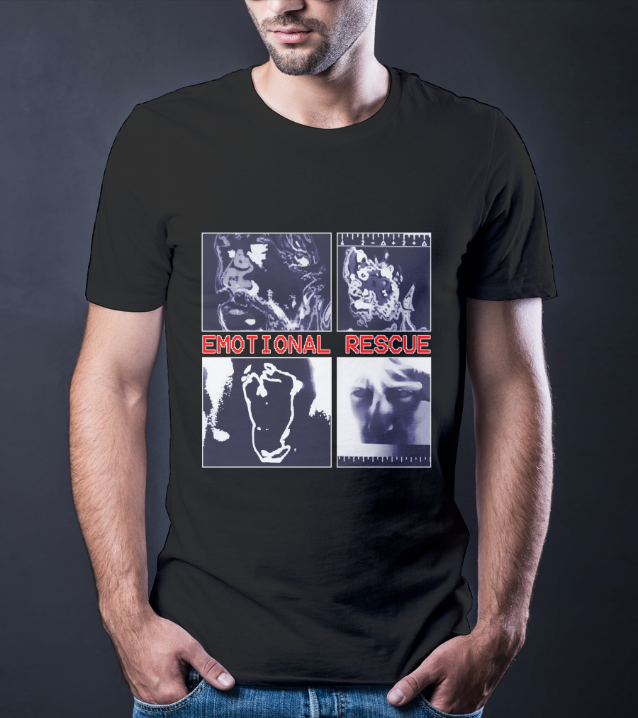 Emotional Rescue Album Cover Art Quadrants T-Shirt
