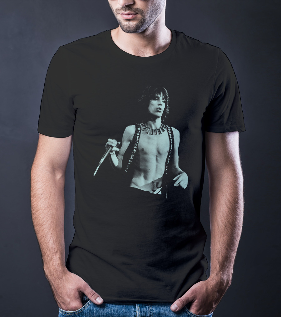 Mick Jagger Iconic Performance Rock Legend T-Shirt