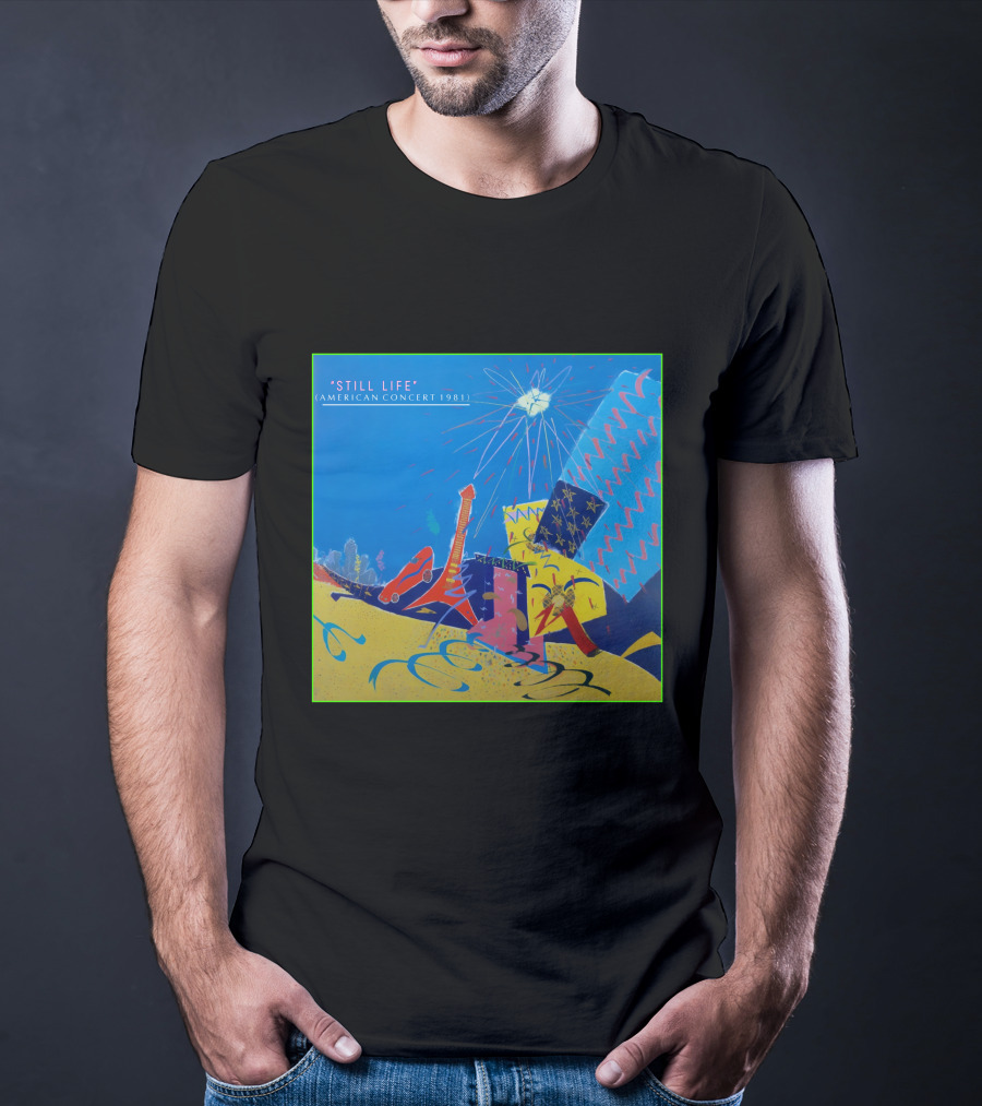 Still Life American Concert 1981 Vibrant Abstract T-Shirt