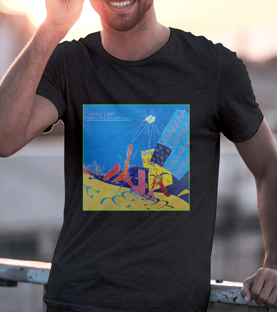 Still Life American Concert 1981 Vibrant Abstract T-Shirt