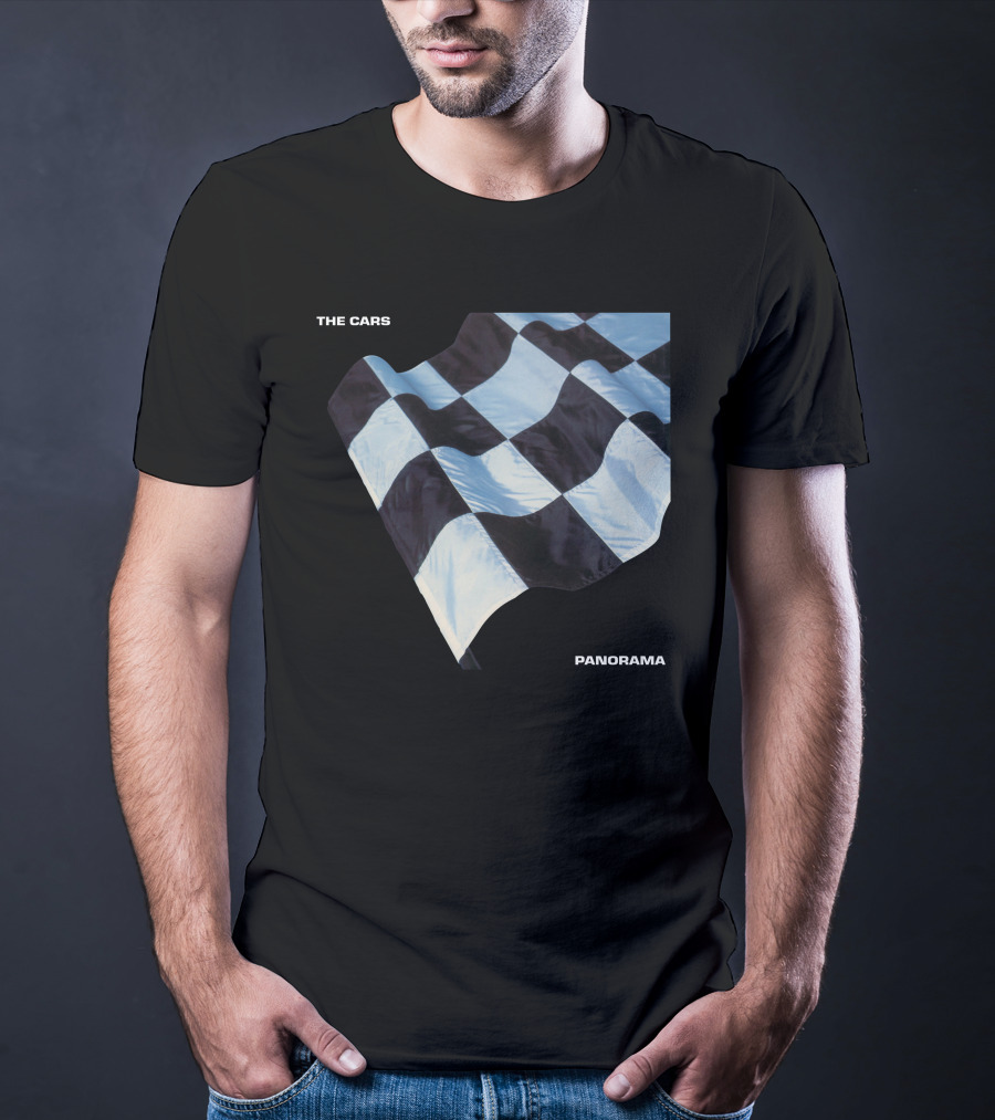 The Cars Panorama Racing Flag Cover T-Shirt