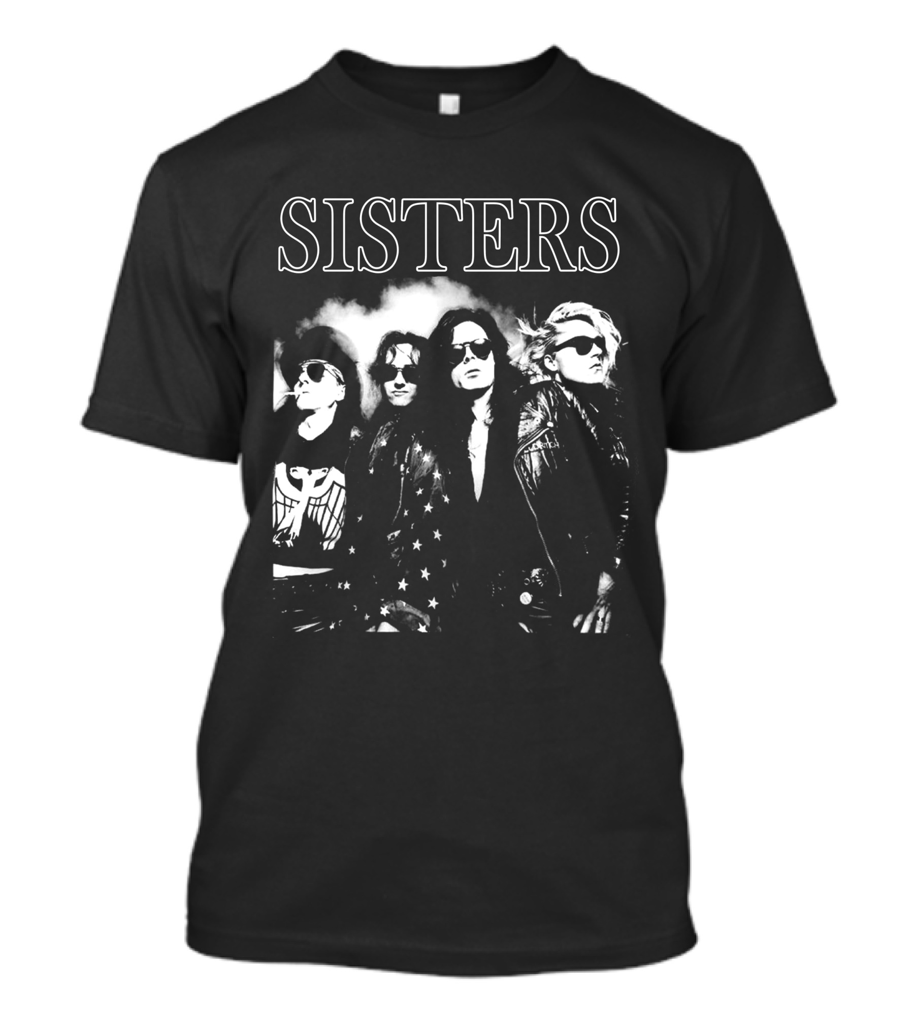 SISTERS Mercyy Punk Rock Band T-Shirt