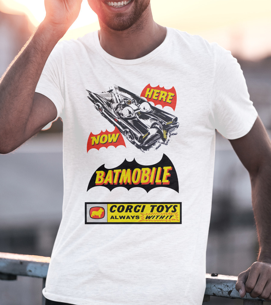 BATMOBILE 267 HERE NOW CORGI TOYS ALWAYS WITH IT T-Shirt