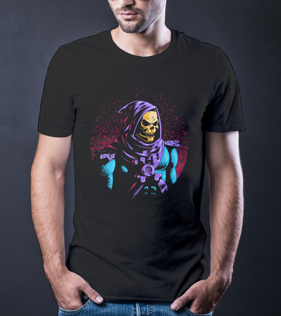 Skeletor Masters Of The Universe Villain Retro T-Shirt