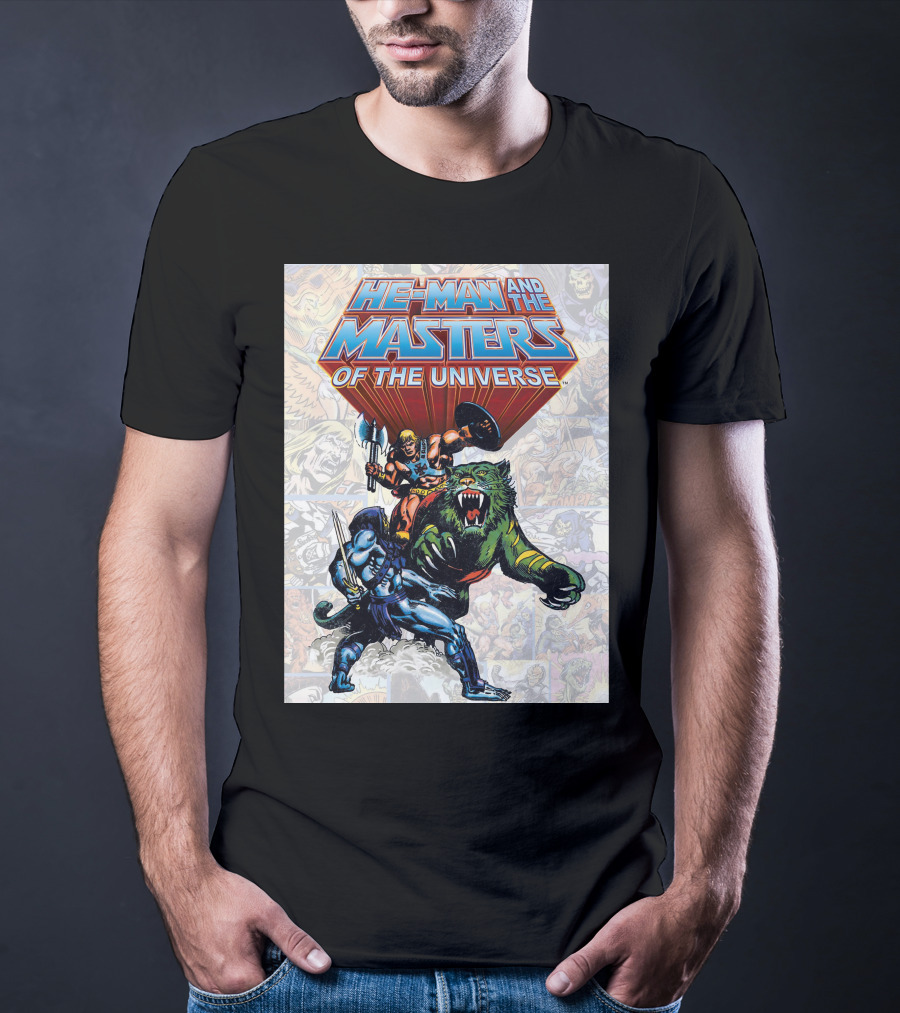 He-Man And The Masters Of The Universe Comic Style Action T-Shirt