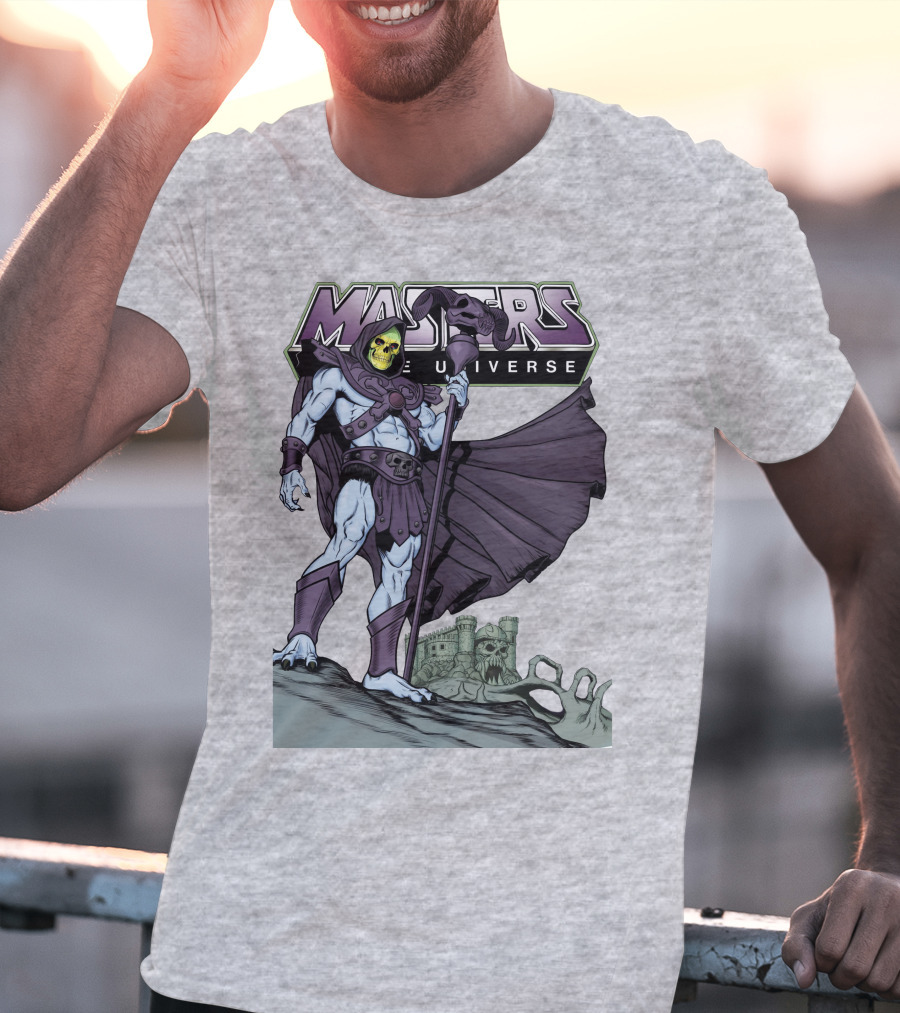 Masters Of The Universe Skeletor With Castle Grayskull T-Shirt