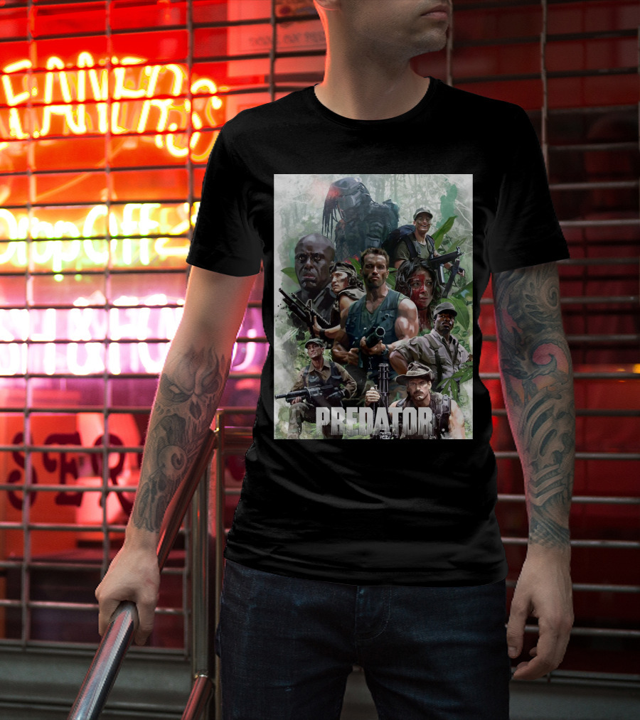 Predator Movie Characters T-Shirt