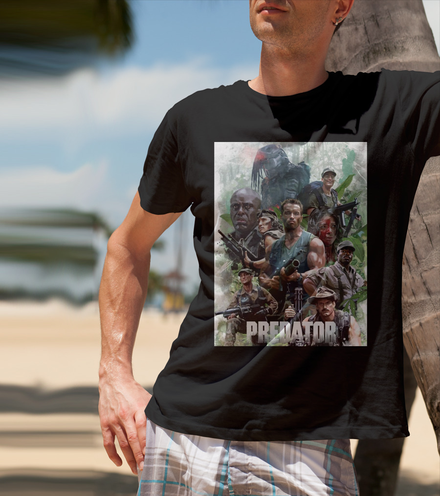 Predator Movie Characters T-Shirt