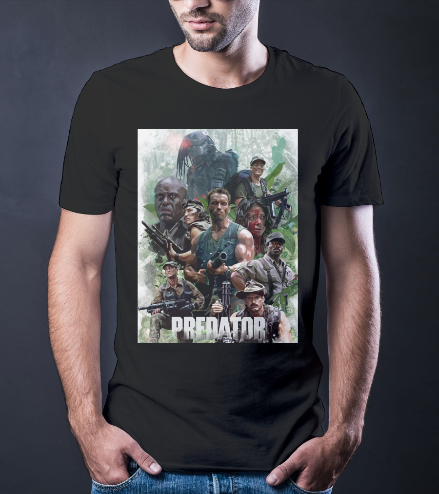 Predator Movie Characters T-Shirt