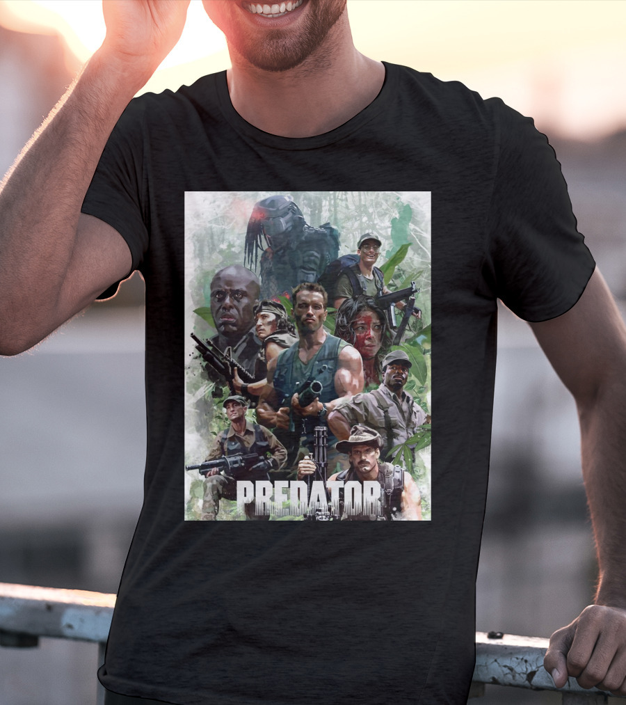 Predator Movie Characters T-Shirt