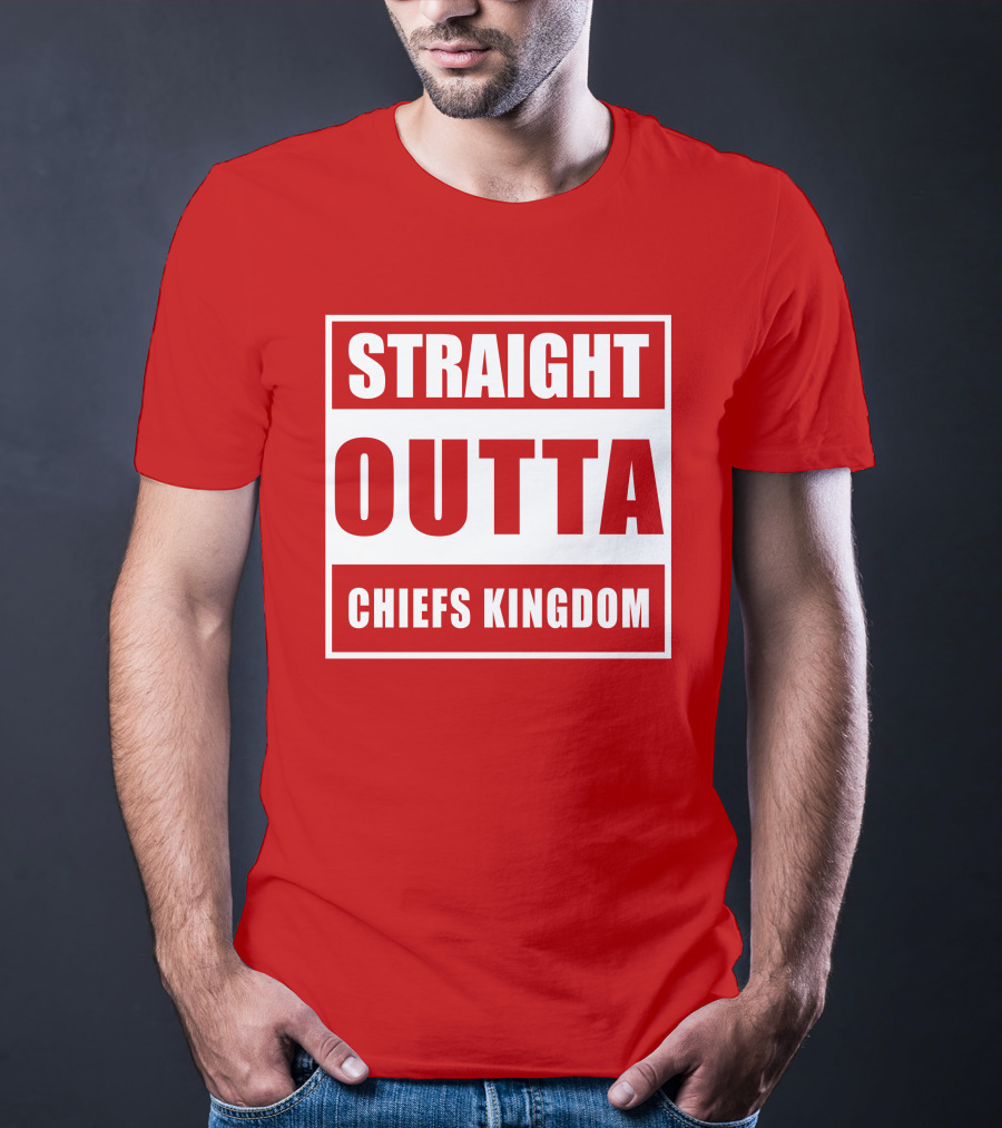 Straight Outta Chiefs Kingdom Red Friday Fan T-Shirt