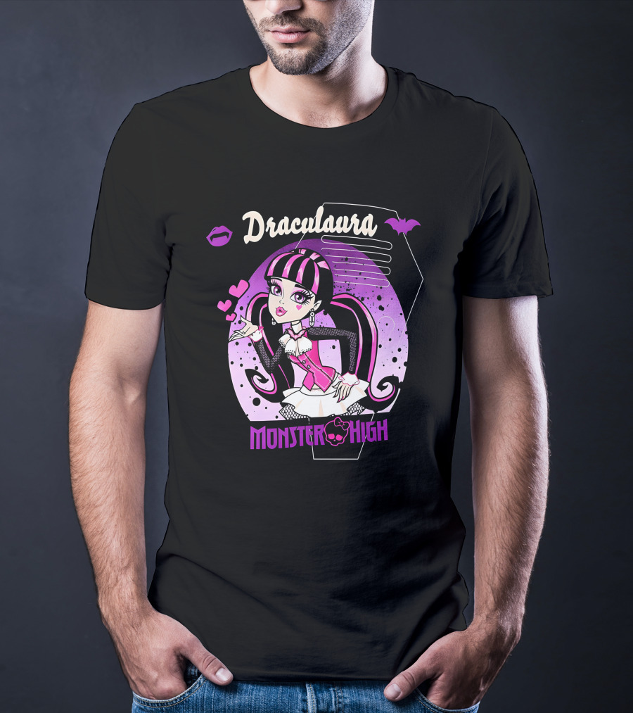 Draculaura Monster High Boyfriend Fit Girls T-Shirt
