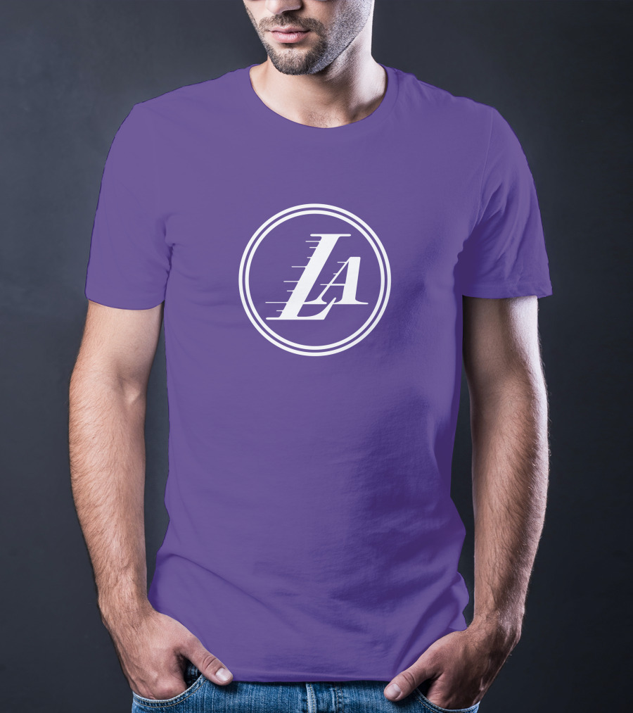 Anthony Davis Los Angeles Lakers LA Circle T-Shirt