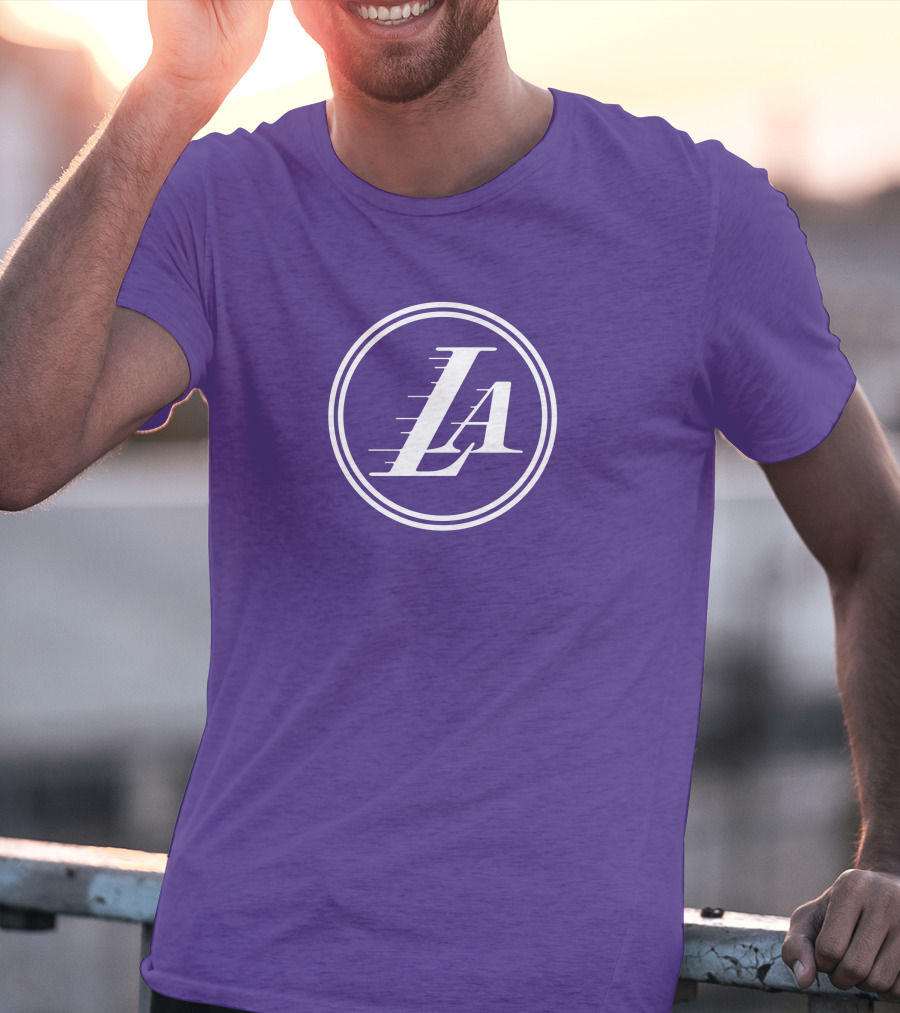 Anthony Davis Los Angeles Lakers LA Circle T-Shirt