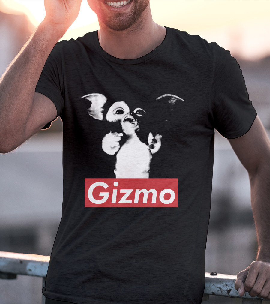 Gizmo Gremlins Vintage Style Black And White Image T-Shirt