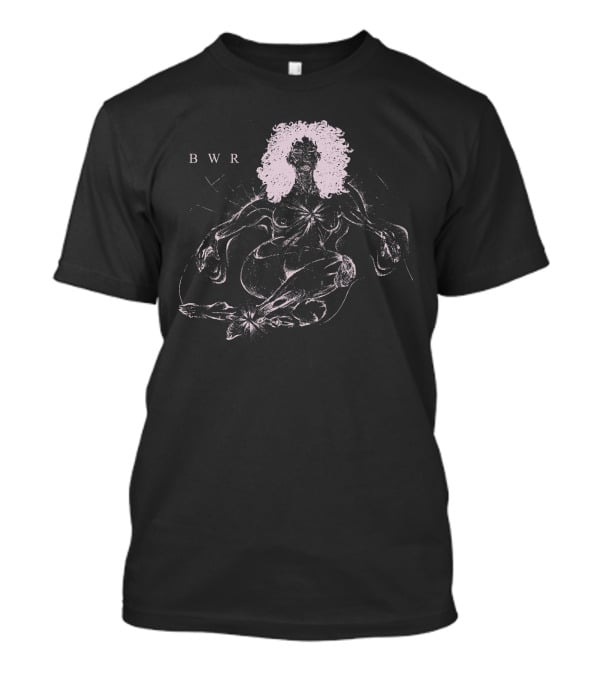 Kehlani Wondering Wandering BWR Mystical Figure With Curly Hair T-Shirt