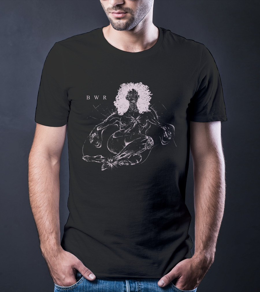 Kehlani Wondering Wandering BWR Mystical Figure With Curly Hair T-Shirt