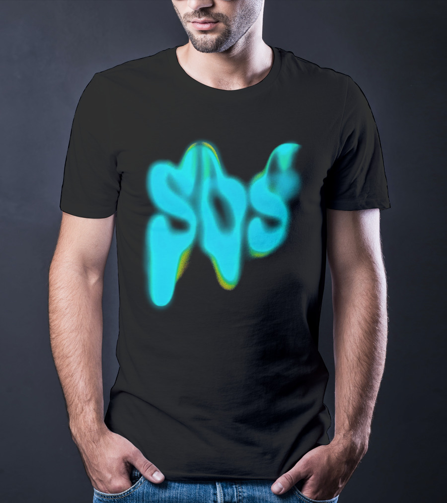 Sza SOS Neon Glow Image T-Shirt