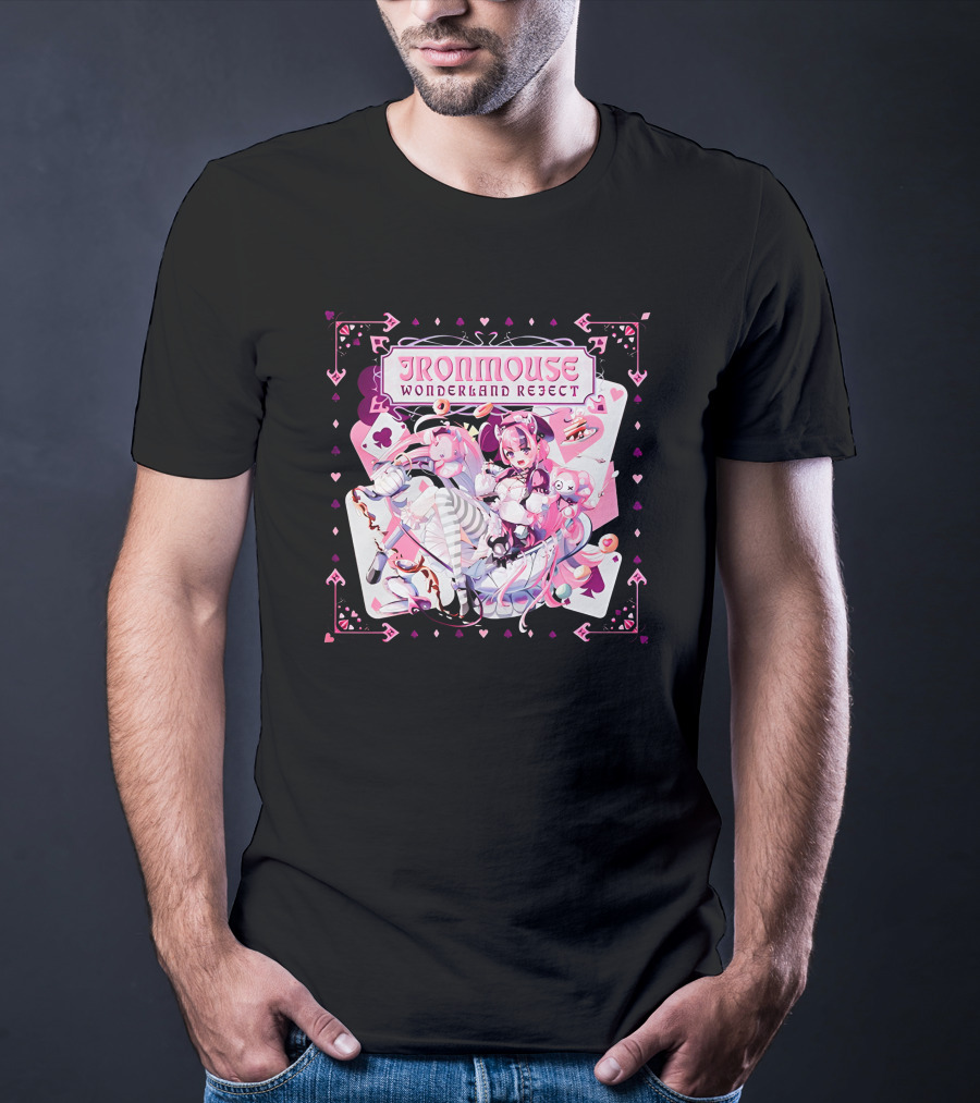 Ironmouse Wonderland Reject Alice-Inspired Fantasy Adventure T-Shirt