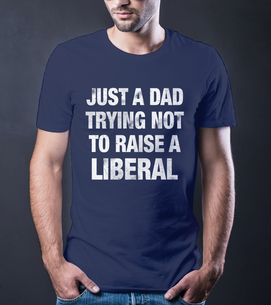 Zeek Arkham Just A Dad Trying Not To Raise A Liberal T-Shirt
