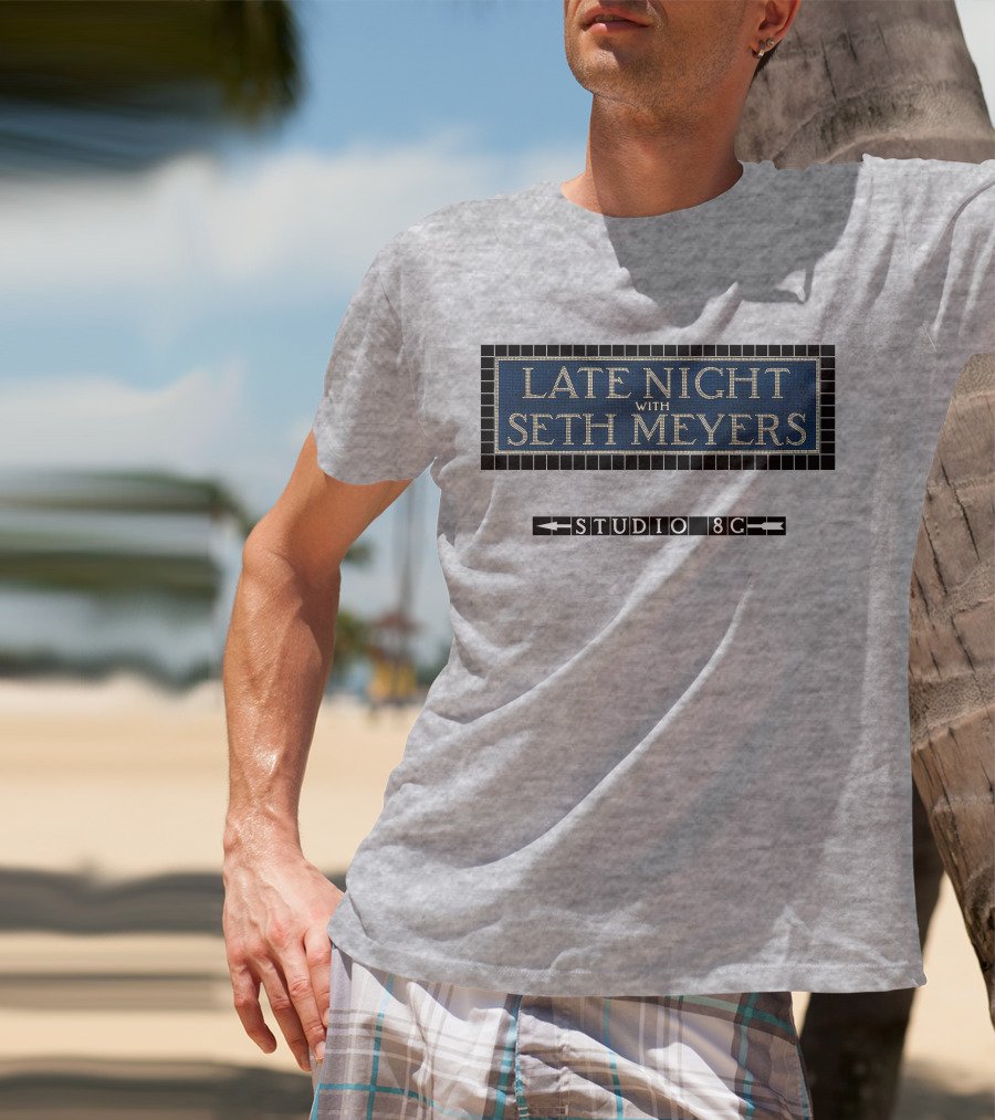 Late Night With Seth Meyers Studio 8G Subway T-Shirt