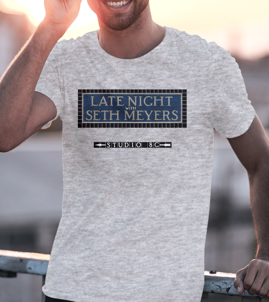 Late Night With Seth Meyers Studio 8G Subway T-Shirt