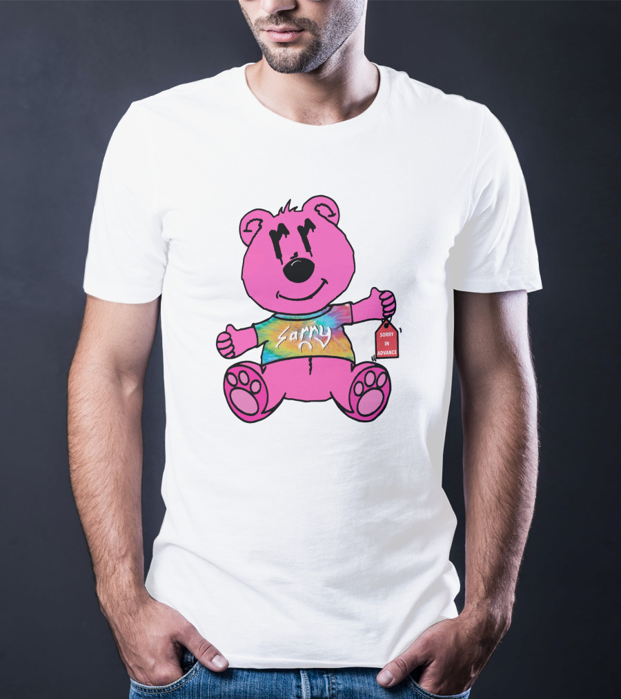 Joe Burrow Bear Sorry In Advance Mr Porter Merch Tie-Dye Bear T-Shirt