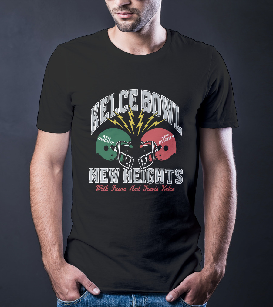 New Heights Kelce Bowl New Heights With Jason And Travis Kelce T-Shirt