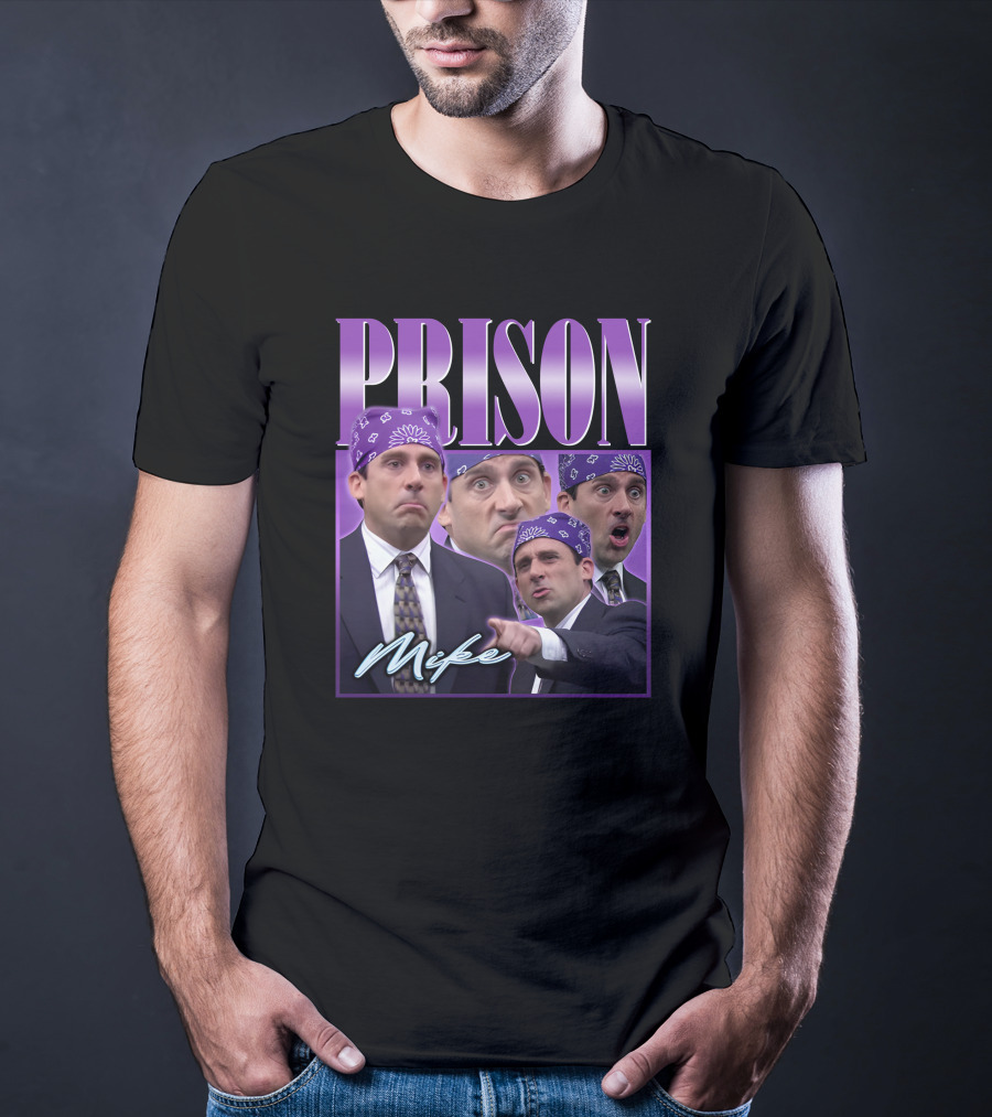 Saraya AEW Prison Mike Purple Bandana Faces T-Shirt