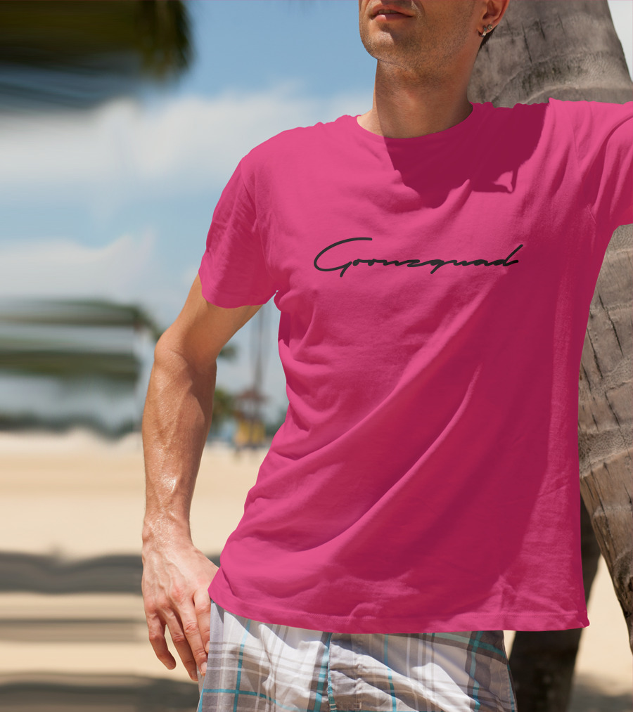 Cursive Goonzquad Red Lettering T-Shirt