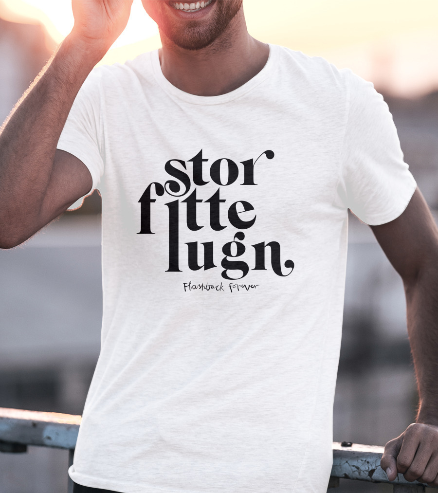 Stor Fitte Lugn Flashback Forever T-Shirt